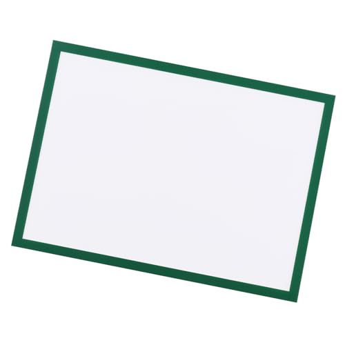 aqxreight A4 Magnetic Dokument Rahmen Transparentes PVC -Display für die Organisation der Büroschule (GREEN) von aqxreight