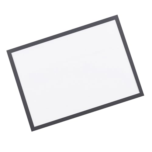 aqxreight A4 Magnetic Dokument Rahmen Transparentes PVC -Display für die Organisation der Büroschule (GREY) von aqxreight