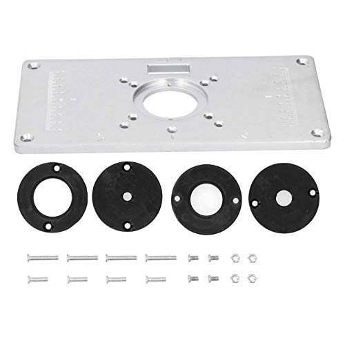 aqxreight Aluminiumlegier -Router -Tischetischplatte für Holzbearbeitung und Tischlerei von aqxreight