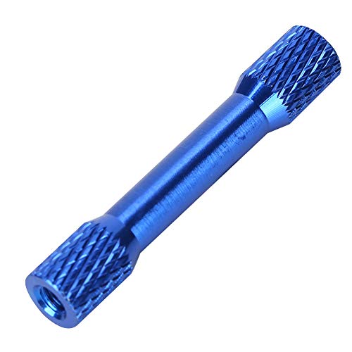 aqxreight M3x35mm Anodierte Aluminium -Stattes für Drohnen und RC -Flugzeuge 10 Packgrau Säulenabstandshalter (BLUE) von aqxreight