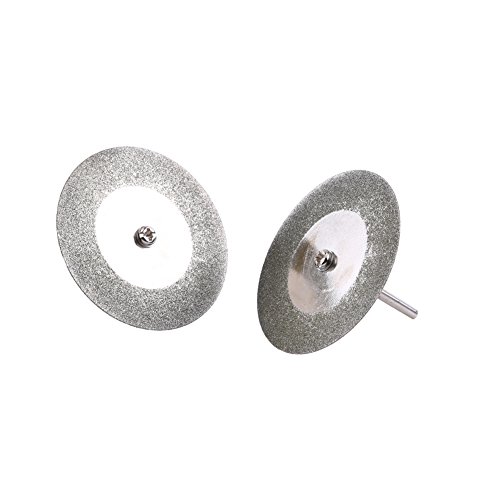 aqxreight Mini Saw Saw Schnittscheibenkit mit 10 Discs und 2 Dorns für Werkzeuge (50MM) von aqxreight