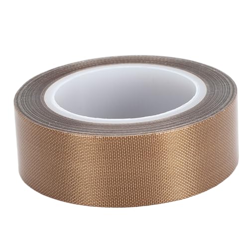 aqxreight Ptfe -Glas -Stammklebeband 32,8 Fuß Hochtemperaturwiderstand Isolierung Ptfe Klebeband für Vakuumversiegelungsnahrungsmittelverpackungen 0,13 X 38 Mm/0,01 X 1,5 Zoll (0,13 * 20 mm) von aqxreight