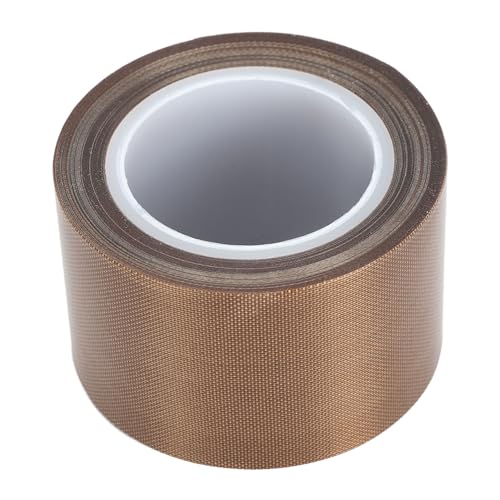 aqxreight Ptfe -Glas -Stammklebeband 32,8 Fuß Hochtemperaturwiderstand Isolierung Ptfe Klebeband für Vakuumversiegelungsnahrungsmittelverpackungen 0,13 X 38 Mm/0,01 X 1,5 Zoll (0,13 * 38 mm) von aqxreight