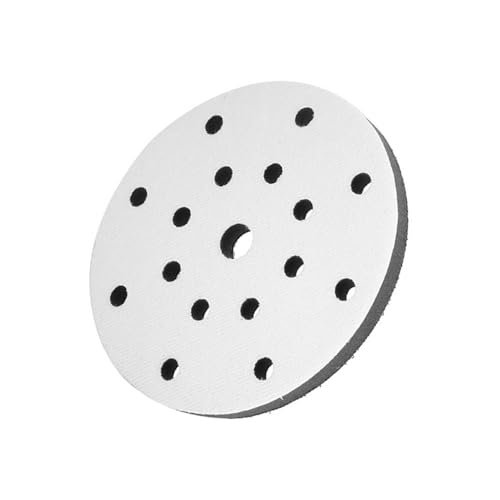 aqxreight Softpuffer -Schwamm -Schnittstelle des 150 -mm -Durchmessers für Schleifpolster mit 15 Löchern Ideal für Poliermaschinen (6 Zoll 17 Löcher) von aqxreight