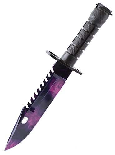 ariknives - Bajonett Knife Counter Skin Knife CS GO Strike Messe Jagdmesser taktisches Überlebens Camping Werkzeug Bayonet (Doppler Phase 2) von ARI Knives