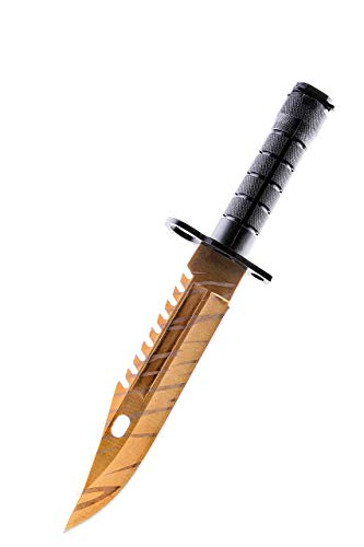 ariknives - Bajonett Knife Counter Skin Knife CS GO Strike Messe Jagdmesser taktisches Überlebens Camping Werkzeug Bayonet (Tiger Tooth) von ARI Knives