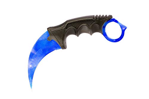 ariknives - Counter Karambit Skin Knife CS GO Streik Messe Jagdmesser taktisches Überlebens Camping Werkzeug (Doppler Sapphire) von ARI Knives