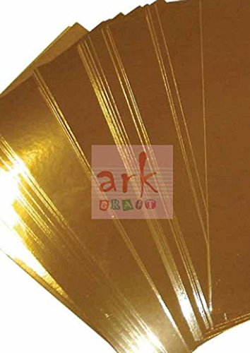 5 Blatt A5 Gold Spiegelkarton. von arkCRAFT