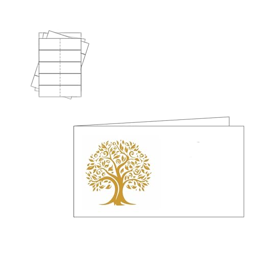 arkamii Kärtchen für Gastgeschenke, Packung mit 20 Karten für Kommunion, Baum des Lebens (9001) von arkamii