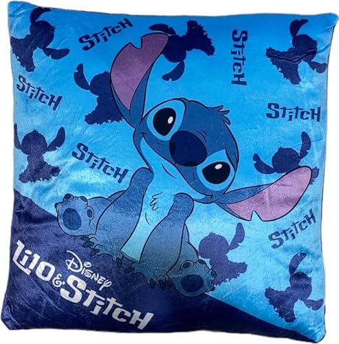 arlis Disney Stitch Kissen 38 cm (Stitch Kissen blau) von arlis