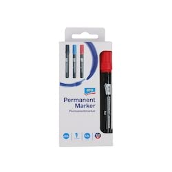 aro Permanentmarker 1-4 mm, 12 Stück, farbig von aro