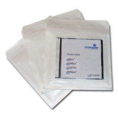100 ST. Luftpolster VERSANDTASCHEN (CD) Weiss von aroFOL
