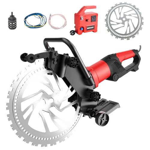 aromaoveite Betonkreissäge, 42,9 cm Nass-/Trocken-Kreissäge Mit Wasserleitung, Pumpe Und Sägeblatt, 8900 W, 3000 U/Min, Für Stein, Ziegel, Porzellan Und Beton,1SawBlades aromaoveite Betonkreissäge, 42,9 cm Nass-/Trocken-Kreissäge Mit Wasserleitung, Pumpe Und Sägeblatt, 8900 W, 3000 U/Min, Für Stein, Ziegel, Porzellan Und Beton,1SawBlades von aromaoveite