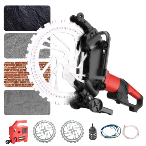 aromaoveite Betonsäge, Betonschneider | 8900-W-Reinkupfermotor | 90°-Schnittwinkelfreiheit | Staubfreie Wasserpumpe & 41,9 cm Sägeblatt-Set | Für Granit/Beton/Marmor,2SawBlades aromaoveite Betonsäge, Betonschneider | 8900-W-Reinkupfermotor | 90°-Schnittwinkelfreiheit | Staubfreie Wasserpumpe & 41,9 cm Sägeblatt-Set | Für Granit/Beton/Marmor,2SawBlades von aromaoveite