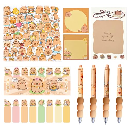 Niedliches Cartoon-Schreibwaren-Set, Partyzubehör, inklusive Kugelschreiber, Gelschreiber, Cartoon-Aufkleber, Haftnotizen, Set, Index-Tabs, Lesezeichen, Seitenflaggen, Schulanfang, Geschenk für Kinder Niedliches Cartoon-Schreibwaren-Set, Partyzubehör, inklusive Kugelschreiber, Gelschreiber, Cartoon-Aufkleber, Haftnotizen, Set, Index-Tabs, Lesezeichen, Seitenflaggen, Schulanfang, Geschenk für Kinder von arrderly