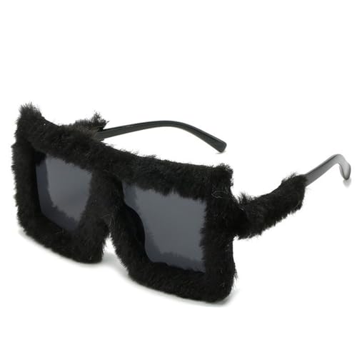 arrderly 1 Black Plush Glasses, Fashionable Personality Glasses, Party Glasses, Perfect for Parties, Birthday Parties arrderly 1 Black Plush Glasses, Fashionable Personality Glasses, Party Glasses, Perfect for Parties, Birthday Parties von arrderly