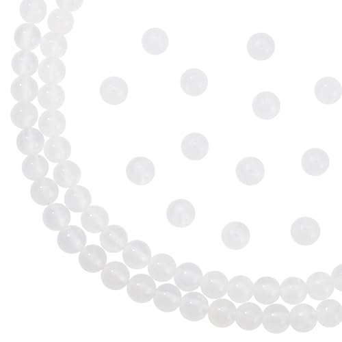 Arricraft Ca. 67 Stück 6mm Natürliche Selenit-Perlen, 40cm, 1 Stränge, Ungefärbte In Der Mitte Gebohrte Lose Perlen Für Die Herstellung von Armbändern, Halsketten Und Schmuck (Loch: 0.8 mm) Arricraft Ca. 67 Stück 6mm Natürliche Selenit-Perlen, 40cm, 1 Stränge, Ungefärbte In Der Mitte Gebohrte Lose Perlen Für Die Herstellung von Armbändern, Halsketten Und Schmuck (Loch: 0.8 mm) von arricraft