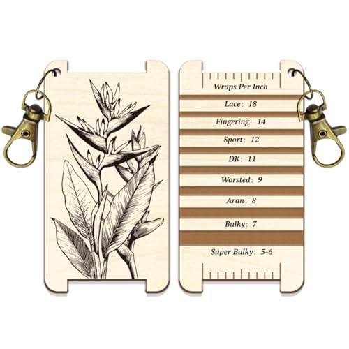 arricraft 1 x Heliconia Rostrata Spinnkontrollkarte, Blumenpflanzen, Garn, WPI-Führungslehre mit Verschluss, Holzgarn, Wickelführungsplatte mit Diz für Spinner, Messwerkzeuge, Häkelzubehör arricraft 1 x Heliconia Rostrata Spinnkontrollkarte, Blumenpflanzen, Garn, WPI-Führungslehre mit Verschluss, Holzgarn, Wickelführungsplatte mit Diz für Spinner, Messwerkzeuge, Häkelzubehör von arricraft