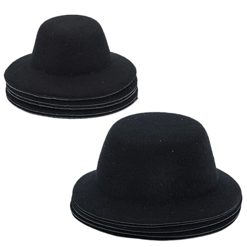 arricraft 10 Stück 2 Größen Schwarz Mini Hüte Für Formelle Anlässe Miniaturhüte Formelle Schwarze Puppen Fedoras Mini Zylinder Kleine Stoffornamente Für Halloween Weihnachten DIY Bastelprojekte Haar arricraft 10 Stück 2 Größen Schwarz Mini Hüte Für Formelle Anlässe Miniaturhüte Formelle Schwarze Puppen Fedoras Mini Zylinder Kleine Stoffornamente Für Halloween Weihnachten DIY Bastelprojekte Haar von arricraft