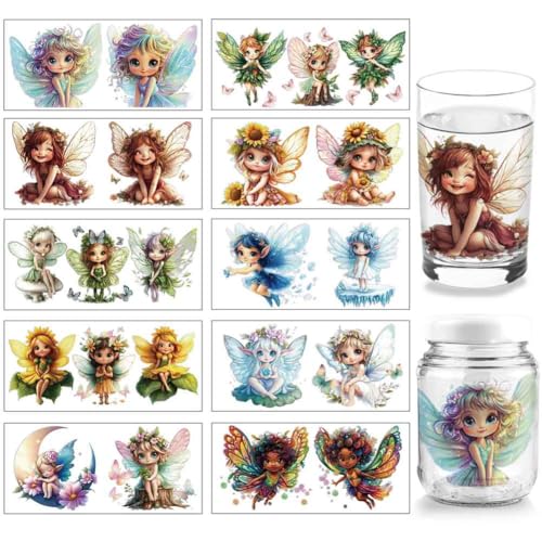 arricraft 10 Stück Elf UV DTF Cup Wrap Transferaufkleber 10 Stile Little Fairy Transferpapier Zum Aufreiben von Aufklebern PVC Tassenfolie Wasserdichte Abziehbilder Für Tassen Glas Holz Möbel 24x11cm arricraft 10 Stück Elf UV DTF Cup Wrap Transferaufkleber 10 Stile Little Fairy Transferpapier Zum Aufreiben von Aufklebern PVC Tassenfolie Wasserdichte Abziehbilder Für Tassen Glas Holz Möbel 24x11cm von arricraft