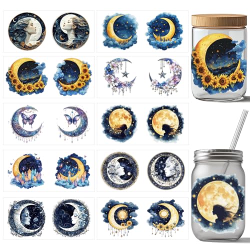 arricraft 10 Stück Magischer Fantasiemond UV DTF Cup Wrap Transferaufkleber 10 Stile Mysterious Moon Transferpapier Rubbelaufkleber PVC Cup Wrap Wasserfeste Rubbelbilder Für Tassengläser 24x11cm arricraft 10 Stück Magischer Fantasiemond UV DTF Cup Wrap Transferaufkleber 10 Stile Mysterious Moon Transferpapier Rubbelaufkleber PVC Cup Wrap Wasserfeste Rubbelbilder Für Tassengläser 24x11cm von arricraft