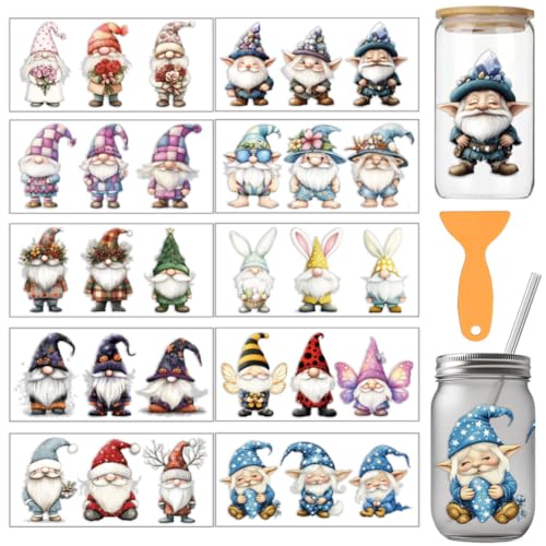 arricraft 10 Stück Traumhaftes Gnome Thema Tassendruck UV Transferpapier 10 Stile Aquarell Einzelner Gnom PVC DIY Wärmeübertragungsaufkleber Für 16 OZ Glasbecher Handwerk 9.5x4.3 Zoll arricraft 10 Stück Traumhaftes Gnome Thema Tassendruck UV Transferpapier 10 Stile Aquarell Einzelner Gnom PVC DIY Wärmeübertragungsaufkleber Für 16 OZ Glasbecher Handwerk 9.5x4.3 Zoll von arricraft