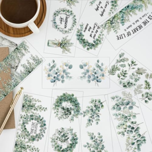 arricraft 10 Stück UV Transferpapier Für Tassendruck Mit Blattmotiv 10 Stil Eukalyptusblätter Mit Liebestext PVC DIY Wärmeübertragungsaufkleber Für 16 OZ Glasbecher Basteln 9.5x4.3 Zoll arricraft 10 Stück UV Transferpapier Für Tassendruck Mit Blattmotiv 10 Stil Eukalyptusblätter Mit Liebestext PVC DIY Wärmeübertragungsaufkleber Für 16 OZ Glasbecher Basteln 9.5x4.3 Zoll von arricraft