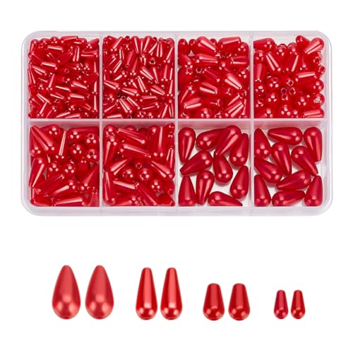arricraft 110 Stück Tropfenförmige Perlen 4 Stil FireBrick Farbe ABS Kunststoff Wassertropfen Imitation Perlenperlen Für DIY Ohrringe Armband Halsketten Basteln Schmuckherstellung arricraft 110 Stück Tropfenförmige Perlen 4 Stil FireBrick Farbe ABS Kunststoff Wassertropfen Imitation Perlenperlen Für DIY Ohrringe Armband Halsketten Basteln Schmuckherstellung von arricraft