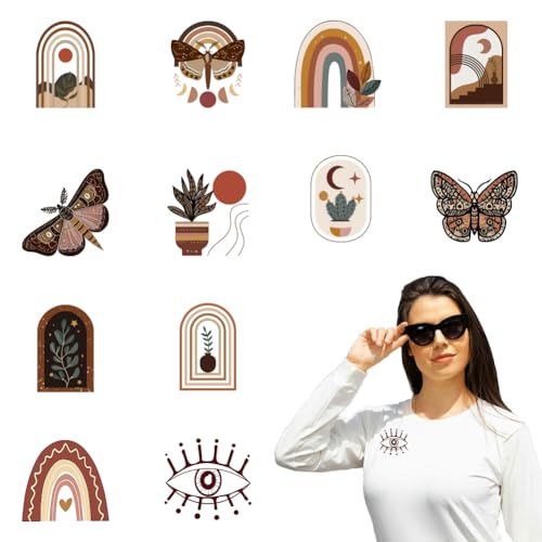 arricraft 12 Stück Bohemian Theme Wärmeübertragungsfolie Logo Aufkleber Set 12 Stile Regenbogen Schmetterlinge Böhmisches Muster Wärmeübertragungsaufkleber Zum Aufbügeln Für T Shirts Aufnäher Taschen arricraft 12 Stück Bohemian Theme Wärmeübertragungsfolie Logo Aufkleber Set 12 Stile Regenbogen Schmetterlinge Böhmisches Muster Wärmeübertragungsaufkleber Zum Aufbügeln Für T Shirts Aufnäher Taschen von arricraft