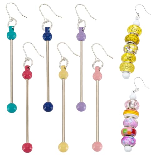 arricraft 12 Stück Perlenohrring Mit Stange Ohrring Herstellungsset In 6 Farbe Mit Französischen Haken Austauschbaren Schmuckrohlingen Aus Eisen Und Perlbaren Stangengliedern Ohrringanhängern arricraft 12 Stück Perlenohrring Mit Stange Ohrring Herstellungsset In 6 Farbe Mit Französischen Haken Austauschbaren Schmuckrohlingen Aus Eisen Und Perlbaren Stangengliedern Ohrringanhängern von arricraft