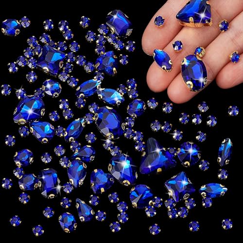arricraft 130 Stück Baobao Blaue Glas Strasssteine Mit Flacher Rückseite Legierungsklauen Set Gemischte Formen Nähsteine Für Heimwerker Basteln Schmuckherstellung Kleider Kleidung Röcke arricraft 130 Stück Baobao Blaue Glas Strasssteine Mit Flacher Rückseite Legierungsklauen Set Gemischte Formen Nähsteine Für Heimwerker Basteln Schmuckherstellung Kleider Kleidung Röcke von arricraft