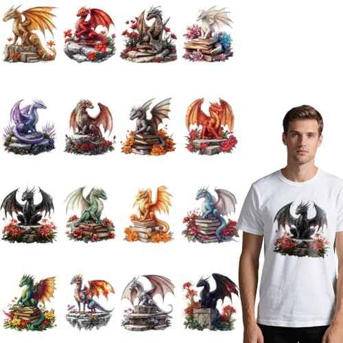 arricraft 16 Blatt Fly Dragon Stoff Aufkleber Zum Aufbügeln Drachen Und Buchblumen Transferaufkleber Zum Selbermachen Für T Shirts Jeans Rucksäcke Familien Kleidung Hüte Dekorationsapplikationen arricraft 16 Blatt Fly Dragon Stoff Aufkleber Zum Aufbügeln Drachen Und Buchblumen Transferaufkleber Zum Selbermachen Für T Shirts Jeans Rucksäcke Familien Kleidung Hüte Dekorationsapplikationen von arricraft