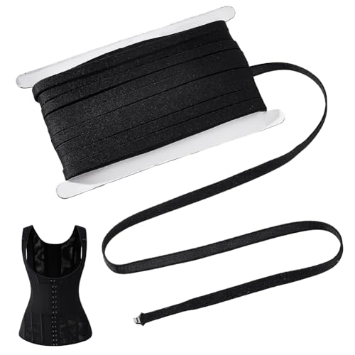 arricraft 21.87 Yards Nylon Plüschstäbchen Zum Nähen 0.39 Zoll Schwarzes Paspelband Aus Nylon Zum Nähen von Hochzeitskleidern Partykleidern Bademoden Hüten Und Handtaschen von arricraft