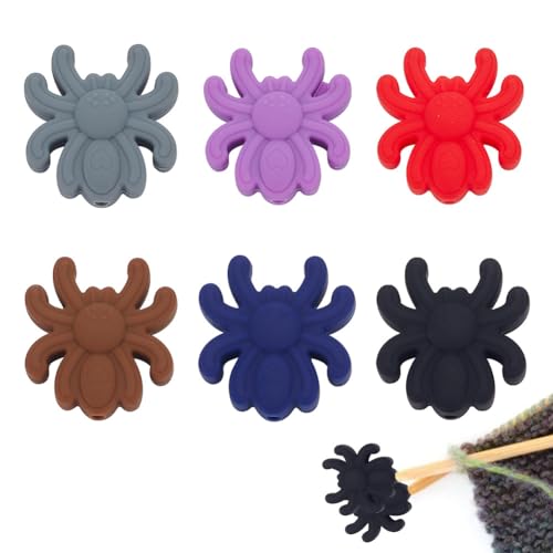 arricraft 24 Stück Spinnen-Silikonperlen, 6 Farben Cartoon-Spinnen-Tier-Silikonperlen, Weiche Käfer-Perlen, Lose Abstandsperlen Für DIY Perlenstift, Schlüsselanhänger, Halloween, Halskette arricraft 24 Stück Spinnen-Silikonperlen, 6 Farben Cartoon-Spinnen-Tier-Silikonperlen, Weiche Käfer-Perlen, Lose Abstandsperlen Für DIY Perlenstift, Schlüsselanhänger, Halloween, Halskette von arricraft