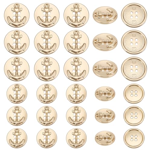 arricraft 30 Stück 2 Stile Flache Runde Legierungsknöpfe Metallanzug Hemden Mäntel Nähen Runde Retro 4 Loch Knöpfe Für Kleidungsdekoration Handwerk Handherstellung arricraft 30 Stück 2 Stile Flache Runde Legierungsknöpfe Metallanzug Hemden Mäntel Nähen Runde Retro 4 Loch Knöpfe Für Kleidungsdekoration Handwerk Handherstellung von arricraft
