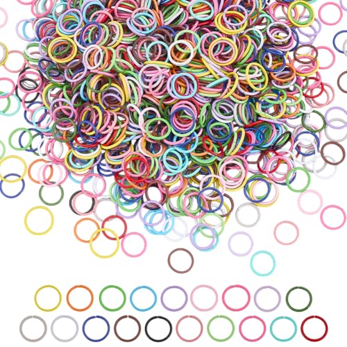 arricraft 380 Stück Farbige Biegeringe 19 Farbe Offene Biegeringe 12mm Legierung Verbinder Spaltringe Runde O Ringe Glieder Schmuck DIY Fundstücke Für Schlüsselanhänger Halskette Armband Anhänger arricraft 380 Stück Farbige Biegeringe 19 Farbe Offene Biegeringe 12mm Legierung Verbinder Spaltringe Runde O Ringe Glieder Schmuck DIY Fundstücke Für Schlüsselanhänger Halskette Armband Anhänger von arricraft
