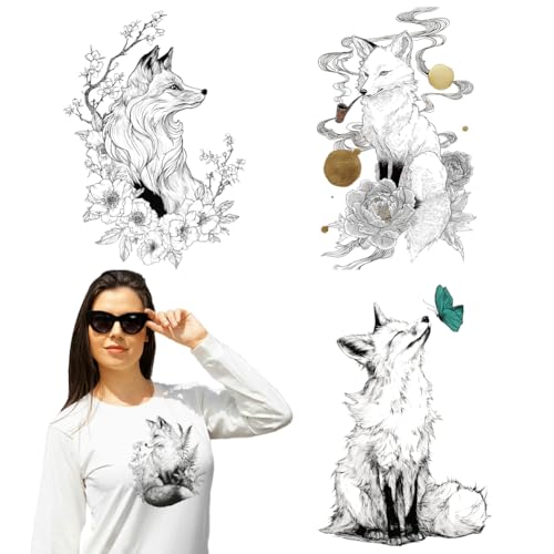 arricraft 4 Blatt Bügelaufkleber Mit Fuchsmuster Skizze Fuchs Druck Transfer Aufkleber Aufkleber Für DIY T Shirt Jeans Rucksäcke Familien Kleidung Hut Dekoration Applikation arricraft 4 Blatt Bügelaufkleber Mit Fuchsmuster Skizze Fuchs Druck Transfer Aufkleber Aufkleber Für DIY T Shirt Jeans Rucksäcke Familien Kleidung Hut Dekoration Applikation von arricraft