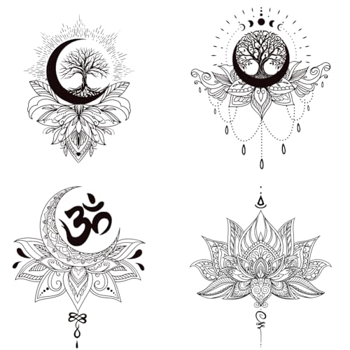 arricraft 4 Blatt Lotus Motiv Sticker Zum Aufbügeln Lotusblumen Lebensbaum Wärmeübertragungsaufkleber Aufkleber Für Selbstgemachte T Shirts Rucksäcke Familien Kleidung Hüte Dekorationsapplikationen arricraft 4 Blatt Lotus Motiv Sticker Zum Aufbügeln Lotusblumen Lebensbaum Wärmeübertragungsaufkleber Aufkleber Für Selbstgemachte T Shirts Rucksäcke Familien Kleidung Hüte Dekorationsapplikationen von arricraft