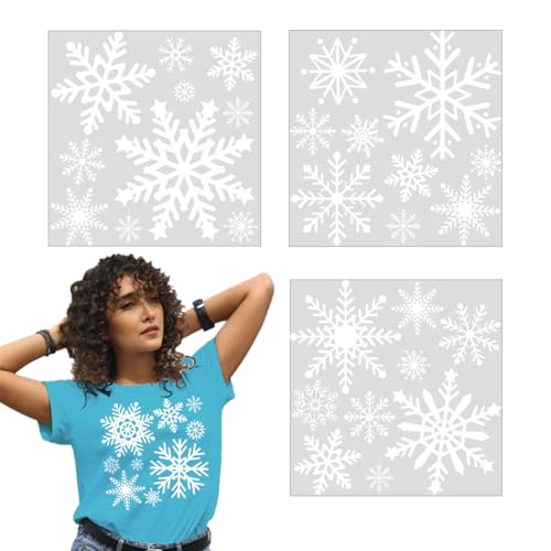 arricraft 4 Stück Weihnachtsmotiv Wärmeübertragungsfolie Logo Aufkleber Set 4 Stile Winter Schneeflocken Wärmeübertragungsaufkleber Zum Aufbügeln Für T Shirts Aufnäher Taschen Hüte DIY Bastelarbeiten arricraft 4 Stück Weihnachtsmotiv Wärmeübertragungsfolie Logo Aufkleber Set 4 Stile Winter Schneeflocken Wärmeübertragungsaufkleber Zum Aufbügeln Für T Shirts Aufnäher Taschen Hüte DIY Bastelarbeiten von arricraft