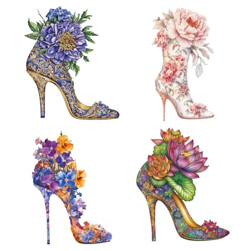 arricraft 4 Styles High Heels Aufbügler Aufkleber Wärmeübertragungsaufkleber Mit Pfingstrosenblumen In Blau Und Rosa Waschbare PET Patches Für DIY Kleidung Hut Jeans Jacke Dekoration 9.05 Zoll arricraft 4 Styles High Heels Aufbügler Aufkleber Wärmeübertragungsaufkleber Mit Pfingstrosenblumen In Blau Und Rosa Waschbare PET Patches Für DIY Kleidung Hut Jeans Jacke Dekoration 9.05 Zoll von arricraft
