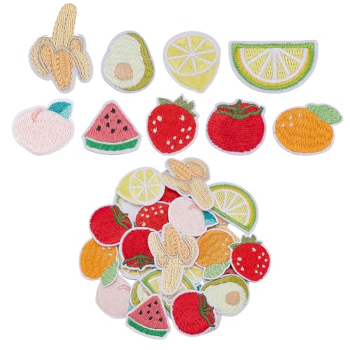 arricraft 54 Stück Obst-Aufnäher zum Aufbügeln, Wassermelone, Banane, Orange, Ananas, Erdbeere, bestickte Applikationen für Kleidung, DIY-Zubehör, Kleidung, Dekoration, Patches arricraft 54 Stück Obst-Aufnäher zum Aufbügeln, Wassermelone, Banane, Orange, Ananas, Erdbeere, bestickte Applikationen für Kleidung, DIY-Zubehör, Kleidung, Dekoration, Patches von arricraft