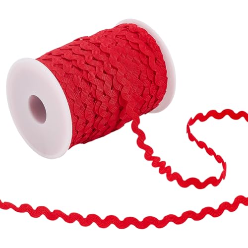 arricraft 54.7 Yards 8mm Zickzackband Weihnachtsrote Wellen Zum Nähen Biegen Fransenbesatz Polyester Wellenband Zum Basteln von Kleidung Accessoires Hochzeiten Und Partys arricraft 54.7 Yards 8mm Zickzackband Weihnachtsrote Wellen Zum Nähen Biegen Fransenbesatz Polyester Wellenband Zum Basteln von Kleidung Accessoires Hochzeiten Und Partys von arricraft