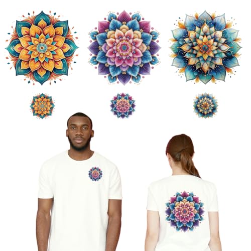 arricraft 6 Stück Blumenmotiv Wärmeübertragungsfolie Logo Aufkleber Set 6 Stile Mandala Blumenmuster Wärmeübertragung Aufkleber Zum Aufbügeln Für T Shirts Patches Taschen Hüte DIY Handwerk arricraft 6 Stück Blumenmotiv Wärmeübertragungsfolie Logo Aufkleber Set 6 Stile Mandala Blumenmuster Wärmeübertragung Aufkleber Zum Aufbügeln Für T Shirts Patches Taschen Hüte DIY Handwerk von arricraft