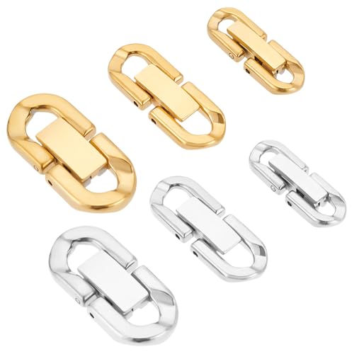 arricraft 6 Stück Faltverschlüsse 6 Stil 304 Faltverschluss Verlängerung Aus Edelstahl Langlebige Plattierte Schmuckverlängerungen Für Die Herstellung von Halsketten Und Armbändern arricraft 6 Stück Faltverschlüsse 6 Stil 304 Faltverschluss Verlängerung Aus Edelstahl Langlebige Plattierte Schmuckverlängerungen Für Die Herstellung von Halsketten Und Armbändern von arricraft