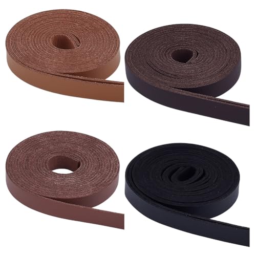 arricraft 8 m/8.7 Yard Flache Lederriemen Zum Basteln 10mm Breit 4 Farben PU Kunstleder Kordel Rand Zum Nähen PU Lederstreifen Für DIY Taschengurt Kleidung Schmuck Kunst arricraft 8 m/8.7 Yard Flache Lederriemen Zum Basteln 10mm Breit 4 Farben PU Kunstleder Kordel Rand Zum Nähen PU Lederstreifen Für DIY Taschengurt Kleidung Schmuck Kunst von arricraft