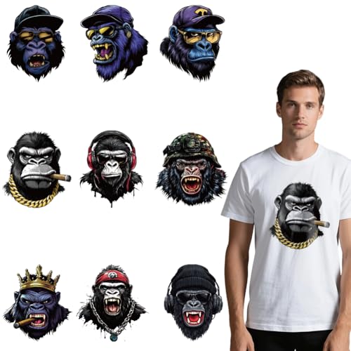 arricraft 9 Blatt Tier Trendy Stoff Bügelaufkleber Zigarren Gorilla Wärmeübertragungsaufkleber Aufkleber Für Selbstgemachte T Shirts Jeans Rucksäcke Familien Kleidung Hüte Dekoration Applikation arricraft 9 Blatt Tier Trendy Stoff Bügelaufkleber Zigarren Gorilla Wärmeübertragungsaufkleber Aufkleber Für Selbstgemachte T Shirts Jeans Rucksäcke Familien Kleidung Hüte Dekoration Applikation von arricraft