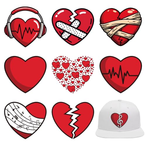 arricraft 9 Blatt Verschiedene Rote Herz Aufkleber Zum Aufbügeln Patch Broken Love Heart Print Transferaufkleber Aufkleber Für DIY T Shirt Jeans Rucksäcke Familien Kleidung Hut Dekoration Applikation arricraft 9 Blatt Verschiedene Rote Herz Aufkleber Zum Aufbügeln Patch Broken Love Heart Print Transferaufkleber Aufkleber Für DIY T Shirt Jeans Rucksäcke Familien Kleidung Hut Dekoration Applikation von arricraft