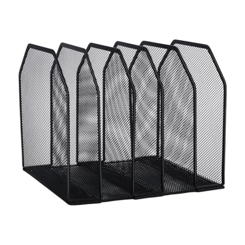 arricraft Aktenordner aus Metall, 5 Fächer, Organizer für Schreibtisch, abnehmbarer Buchständer, Aktenhalter, vertikaler Schreibtisch-Organizer für Büro, Zuhause, Klassenzimmer, 24 x 21,4 x 20 cm arricraft Aktenordner aus Metall, 5 Fächer, Organizer für Schreibtisch, abnehmbarer Buchständer, Aktenhalter, vertikaler Schreibtisch-Organizer für Büro, Zuhause, Klassenzimmer, 24 x 21,4 x 20 cm von arricraft