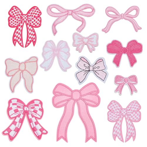 arricraft Aufnäher Zum Aufbügeln Mit Rosa Schleife 12 Stück. 12 Stile Aufnäher In Schleifenform Zum Aufbügeln Selbstklebend Wiederverwendbar Zum Aufnähen Für Kleidung Hüte Rucksäcke DIY Zubehör arricraft Aufnäher Zum Aufbügeln Mit Rosa Schleife 12 Stück. 12 Stile Aufnäher In Schleifenform Zum Aufbügeln Selbstklebend Wiederverwendbar Zum Aufnähen Für Kleidung Hüte Rucksäcke DIY Zubehör von arricraft
