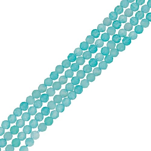 arricraft Ca. 260 Stück 2 Stränge Natürliche Amazonit-Perlen, Runde Natürliche Flusssteinperle, Ungefärbt, Facettierte Chip-Stein-Mittelbohrperlen Für DIY-Armband-Halsketten-Schmuckherstellung arricraft Ca. 260 Stück 2 Stränge Natürliche Amazonit-Perlen, Runde Natürliche Flusssteinperle, Ungefärbt, Facettierte Chip-Stein-Mittelbohrperlen Für DIY-Armband-Halsketten-Schmuckherstellung von arricraft